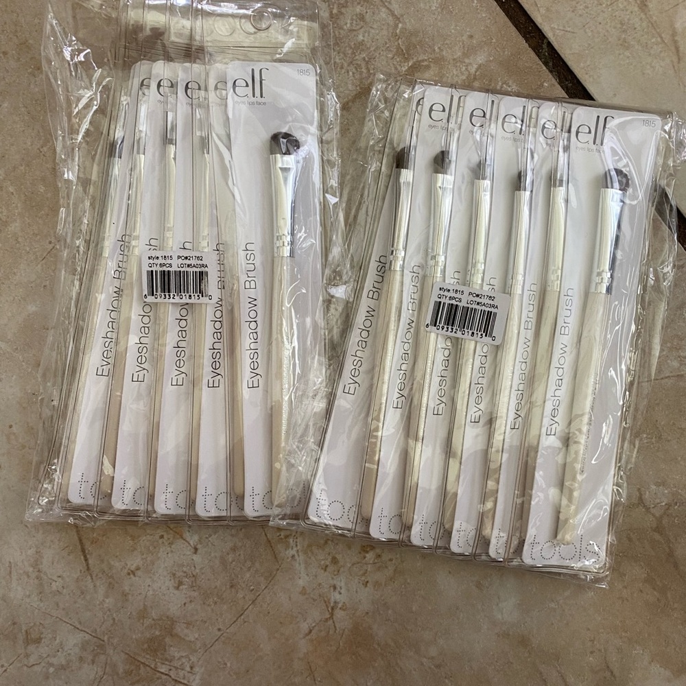 6ct Elf Eyeshadow Brushes